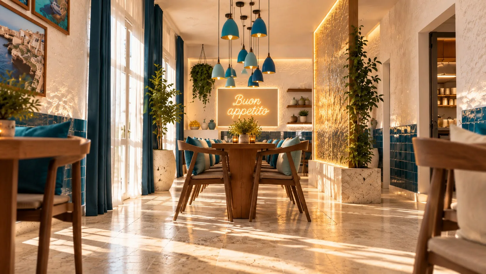 Restaurant italien, vue 4