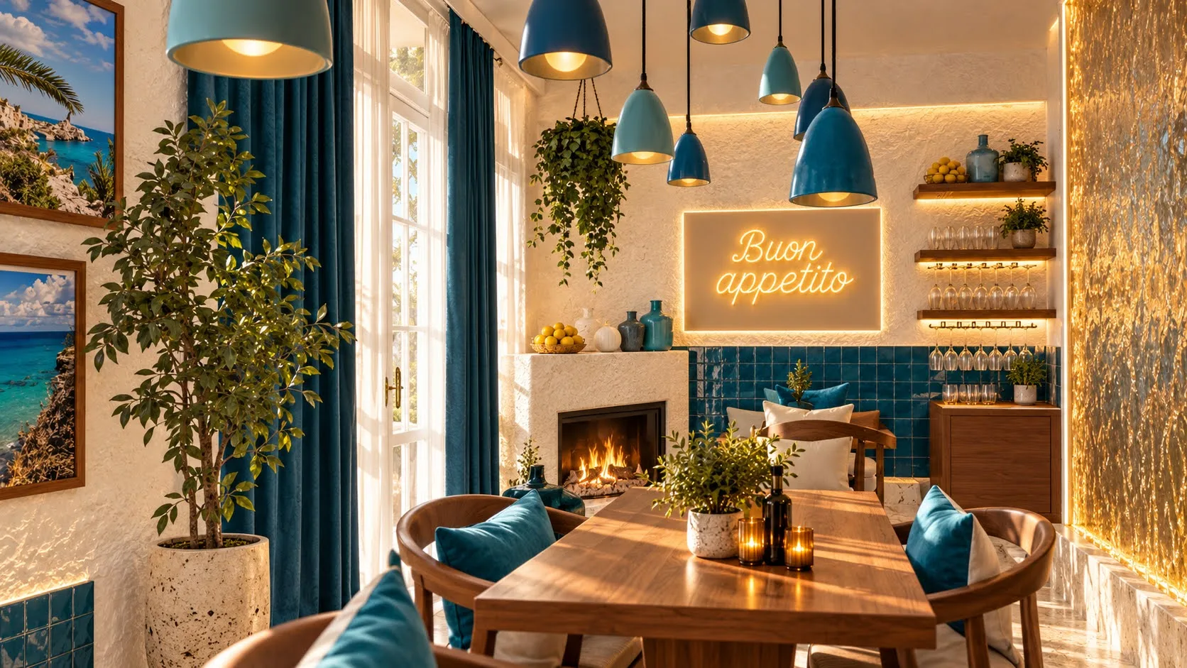 Restaurant italien, vue 5